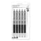 Uni-Ball Signo 207 Gel Pen, Retractable, Medium 0.7 mm, Black Ink, Clear/Black Barrel, PK5 1960239 - alternate 7